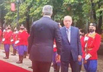 “OVO JE TURSKA!“ Šokantna scena na dočeku Erdogana u Cetinju