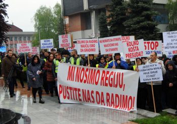 Na ulicama Zvornika 3.000 nezadovoljnih radnika "Alumine", "Boksita" i rudnika iz Srebrenice