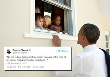 Obamin odgovor na nasilje u Šarlotsvilu je najpopularniji tvit u istoriji Tvitera