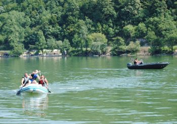 Pripadnici MUP-a izveli pokaznu vježbu na Zvorničkom jezeru