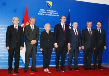 Vučić se sastao sa članovima kolegijuma Parlamentarne skupštine BiH