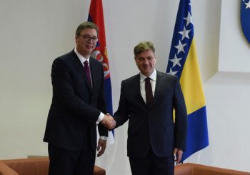 Sastanak Vučića i Zvizdića: Cilj trgovinska razmjena u vrijednosti dvije milijarde evra