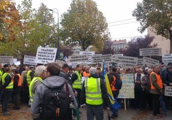 Hiljade nezadovoljnih penzionera na ulicama Sarajeva