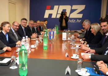 Sastanak Plenkovića i Čovića: Poseban razgovor o izborima