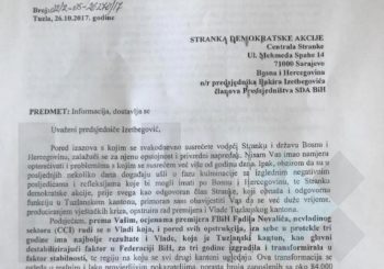 Vrh SDA u pismima Izetbegoviću detaljno opisao stranački kriminal i korupciju