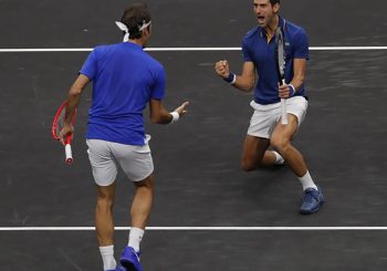 PRVI PUT Đoković i Federer zajedno na terenu, ali ne kao protivnici, već tandem