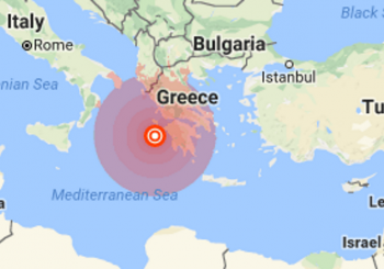 IMA POVRIJEĐENIH Jak zemljotres pogodio Grčku