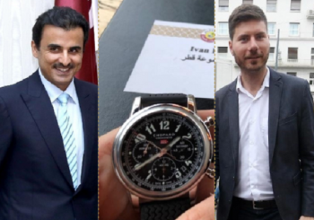 POKLON ZA LIDERA ŽIVOG ZIDA Ivan Pernar dobio od katarskog emira sat vrijedan 3.000 evra