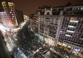 "NIJE SRPSKI ĆUTATI": U Beogradu peti protest, skupovi i u Novom Sadu, Nišu i Kragujevcu