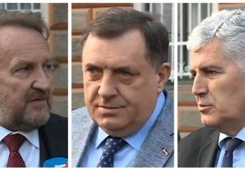 SASTANAK: Dodik, Čović i Izetbegović za sada bez dogovora o vlasti, pregovori se nastavljaju