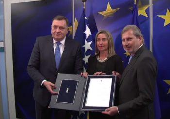 BRISEL: Dodik uručio Hanu i Mogerinijevoj odgovore BiH na dodatna pitanja iz Upitnika EK