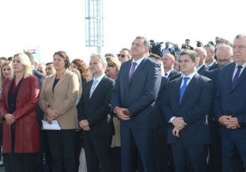 SVEČANOST: Počela gradnja mosta na Savi kod Gradiške, prisustvovali zvaničnici RS, BiH, Hrvatske i EU