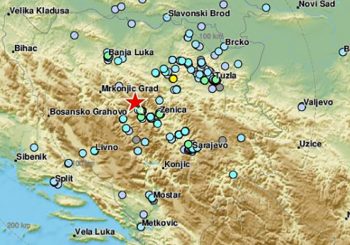 TRESLA SE CIJELA BiH Građani uzmenireni zbog dužeg podrhtavanje tla