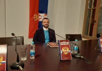 ANDRIĆGRAD: Predstavljena knjiga Dejana Mirovića "Rusofobija kod Srba od 1878. do 2017. godine"