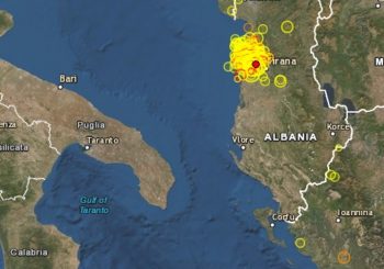 Dva potresa noćas pogodila Albaniju