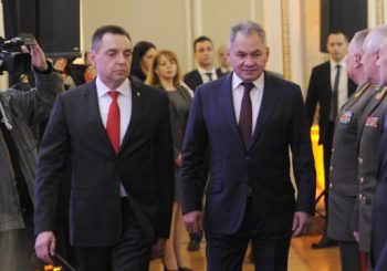 SASTANAK SA VULINOM: Ruski ministar odbrane Sergej Šojgu u Srbiji