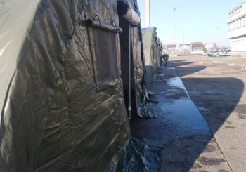 (VIDEO) Pogledajte kako izgledaju šatori za karantin na graničnim prelazima BiH