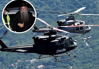 Vladiku Joanikija helikopterom prebacuju u Spuž, plaše se zasjeda na magistralnom putu